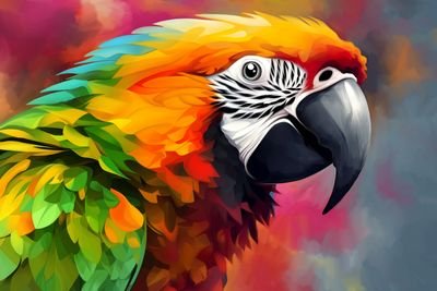 Macaw Parrot — Fred Barca Art