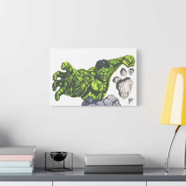 Hulk Canvas Wall Art - 12x16" Superhero Decor for Comic Fans - Image 11