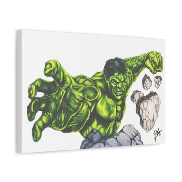 Hulk Canvas Wall Art - 12x16" Superhero Decor for Comic Fans - Image 10