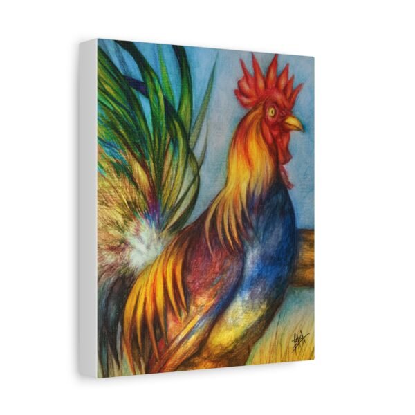 Vibrant Rooster Art Canvas - Colorful Farmhouse Home Decor - Image 2