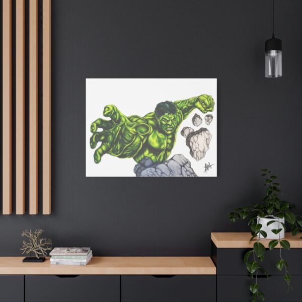 Hulk Canvas Wall Art - 12x16" Superhero Decor for Comic Fans - Image 36