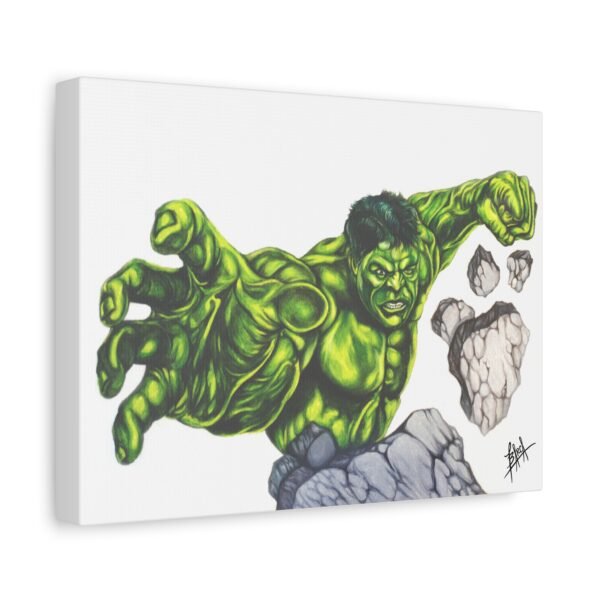Hulk Canvas Wall Art - 12x16" Superhero Decor for Comic Fans - Image 2