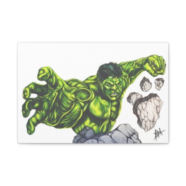 Hulk Canvas Wall Art - 12x16" Superhero Decor for Comic Fans - Image 9