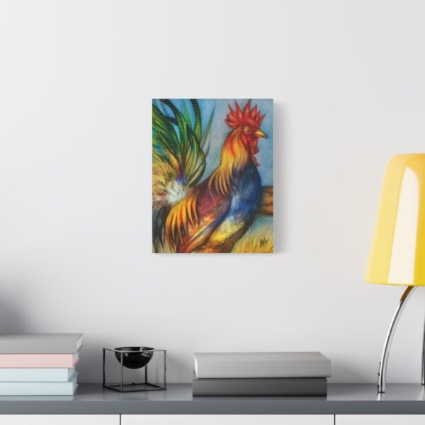 Vibrant Rooster Art Canvas - Colorful Farmhouse Home Decor - Image 7