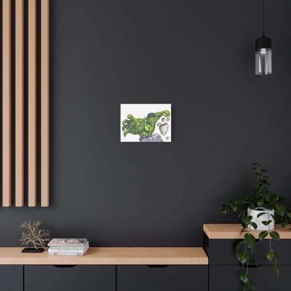 Hulk Canvas Wall Art - 12x16" Superhero Decor for Comic Fans - Image 8