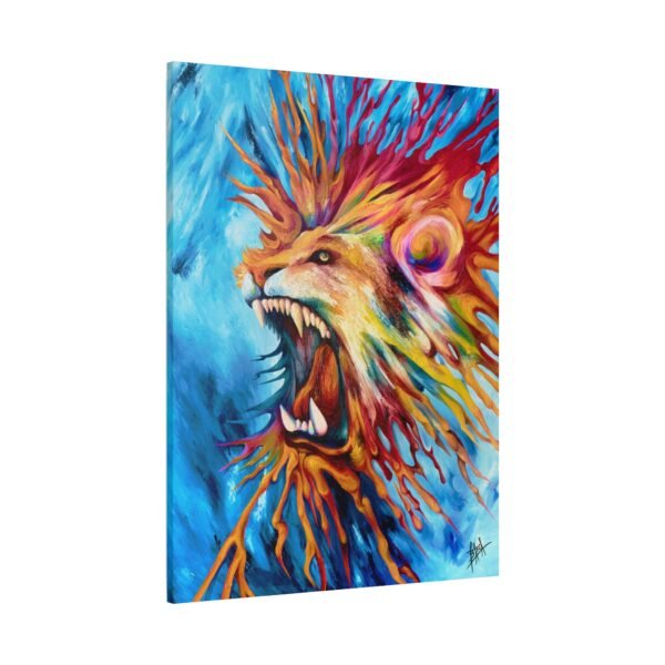 Copy of Vibrant Roaring Lion Canvas Art Print - Bold Modern Wall Decor - Image 14