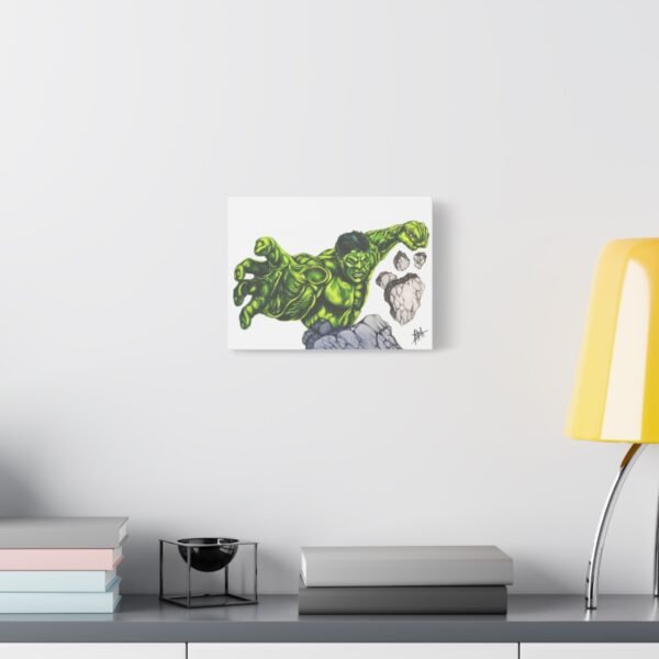 Hulk Canvas Wall Art - 12x16" Superhero Decor for Comic Fans - Image 3