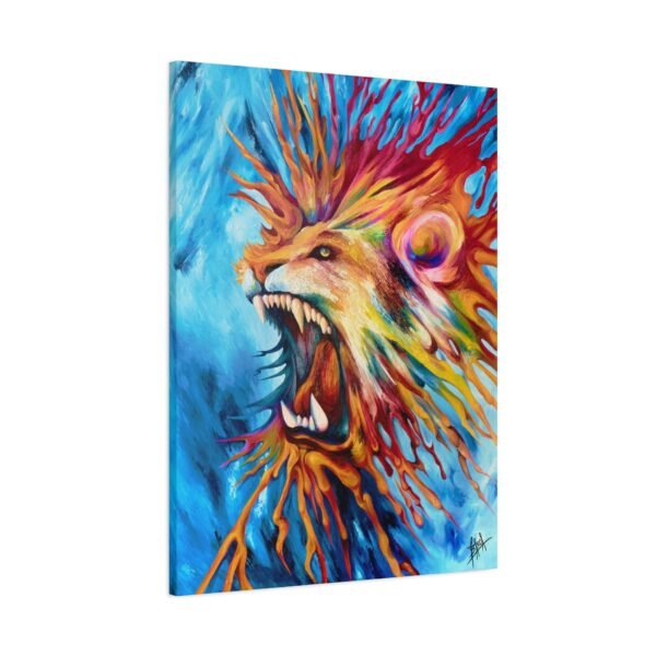 Copy of Vibrant Roaring Lion Canvas Art Print - Bold Modern Wall Decor - Image 10