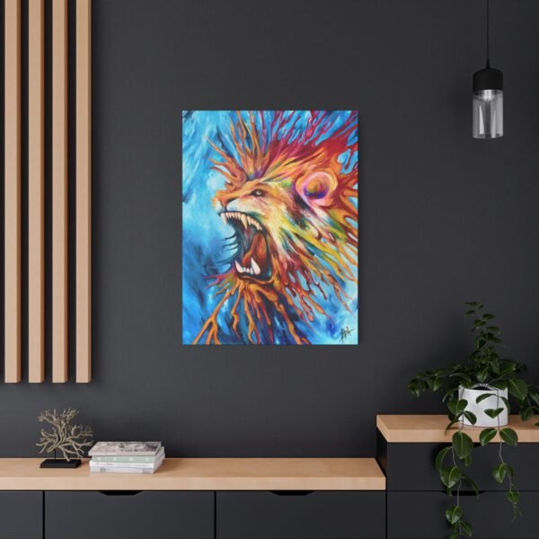 Copy of Vibrant Roaring Lion Canvas Art Print - Bold Modern Wall Decor - Image 12