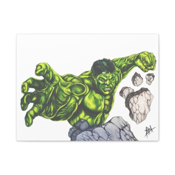 Hulk Canvas Wall Art - 12x16" Superhero Decor for Comic Fans - Image 17