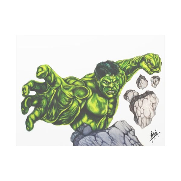 Hulk Canvas Wall Art - 12x16" Superhero Decor for Comic Fans - Image 41