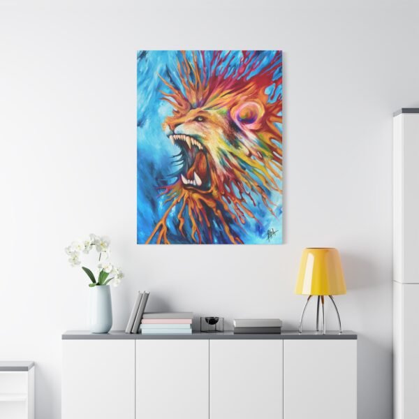 Copy of Vibrant Roaring Lion Canvas Art Print - Bold Modern Wall Decor - Image 15