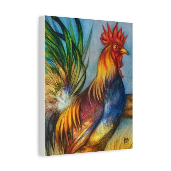 Vibrant Rooster Art Canvas - Colorful Farmhouse Home Decor - Image 6