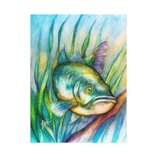 Vibrant Fish Art Canvas Print - 12" x 16" Decorative Wall Art - Image 21