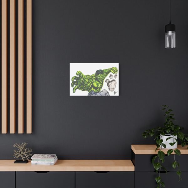 Hulk Canvas Wall Art - 12x16" Superhero Decor for Comic Fans - Image 16