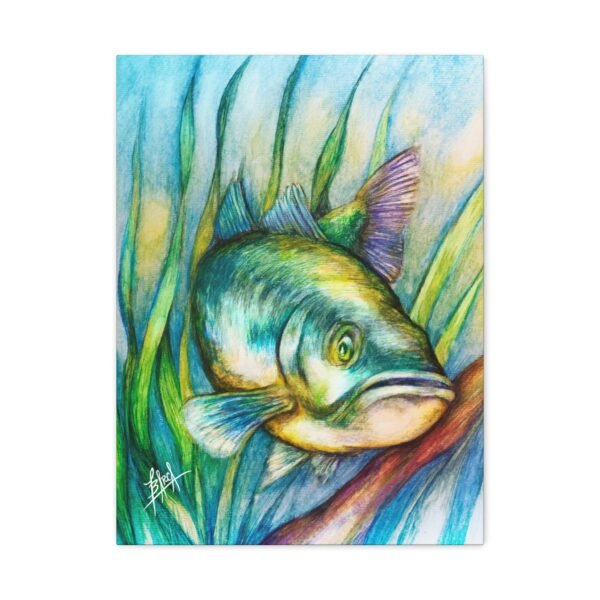 Vibrant Fish Art Canvas Print - 12" x 16" Decorative Wall Art - Image 9