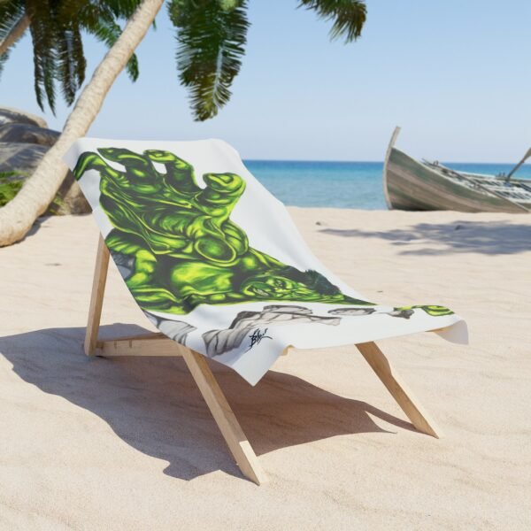 Superhero Beach Towel - Hulk Print for Summer Fun & Pool Days - Image 2