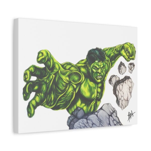Hulk Canvas Wall Art - 12x16" Superhero Decor for Comic Fans - Image 6