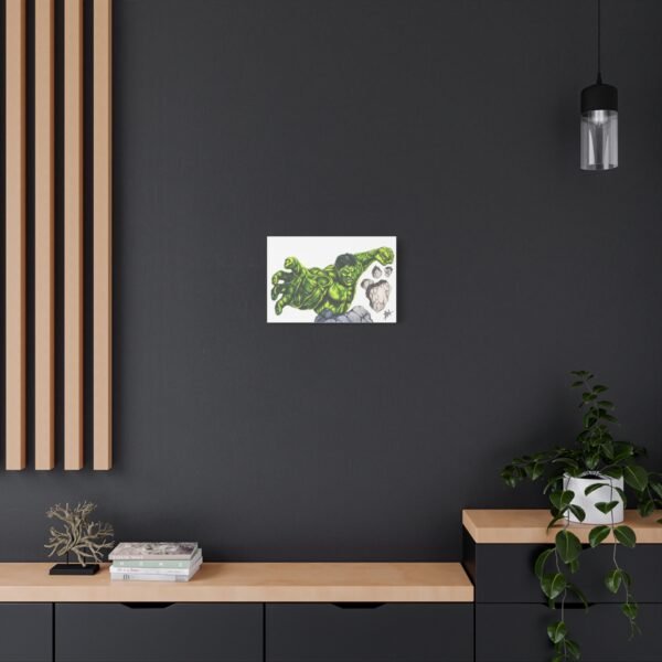 Hulk Canvas Wall Art - 12x16" Superhero Decor for Comic Fans - Image 12