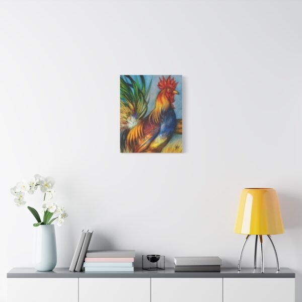 Vibrant Rooster Art Canvas - Colorful Farmhouse Home Decor - Image 11
