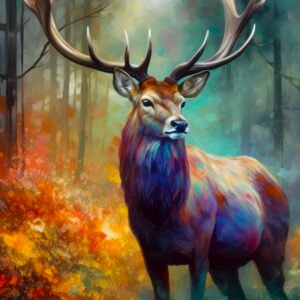Stag in the Woods