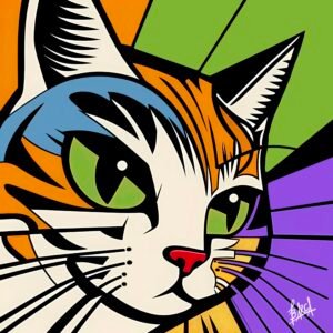 Cat Pop Art 2