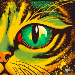 Cat Pop Art Cats Eye