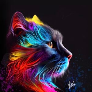 Colorful Kitty