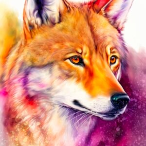 Colorful Coyote