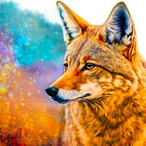 Coyote Colored Background
