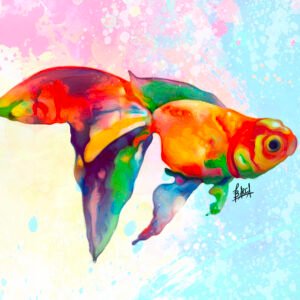 Colorful Fat Fish