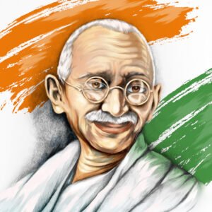 Mahatma Gandhi Color