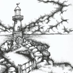Lighthouse on trail