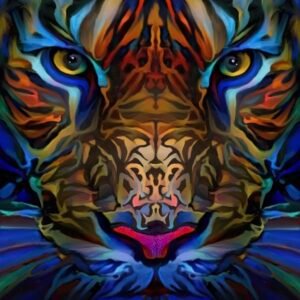 Tiger Drinking