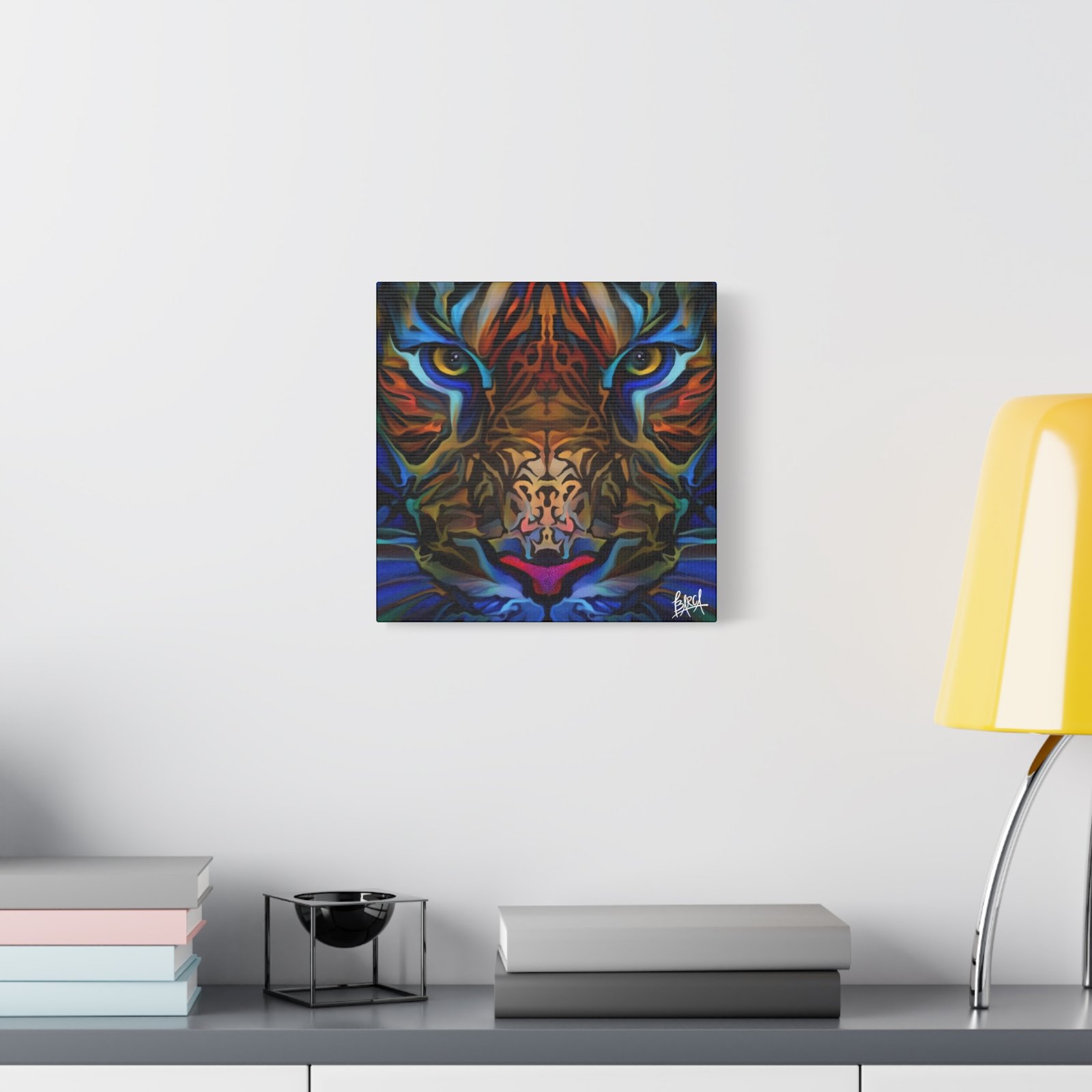 Animal Art Canvas - Portrait Vibrant Tiger Canvas Wall Art, Colorful Animal Decor, Modern Home Aesthetic, Gift for Art Lovers, Unique Wildlife Artwork - Image 79