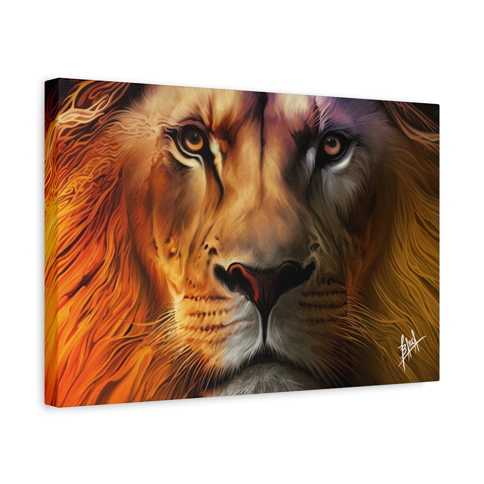 Animal Art Canvas - Majestic Lion Canvas Wall Art, Perfect for Animal Lovers, Home Decor, Gift for Nature Enthusiasts, Living Room Artwork, Bold Lion Portrait - Image 18