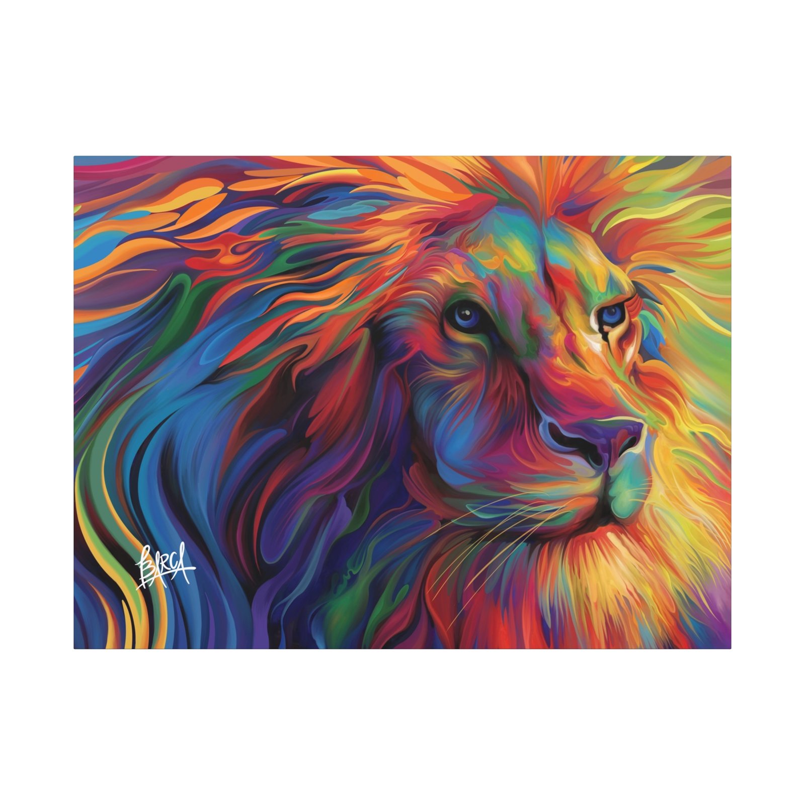 Animal Art Canvas - Vibrant Lion Canvas Art, Colorful Wall Decor, Animal Lover Gift, Bold Home Decoration, African Wildlife Art, Unique Art Piece - Image 73