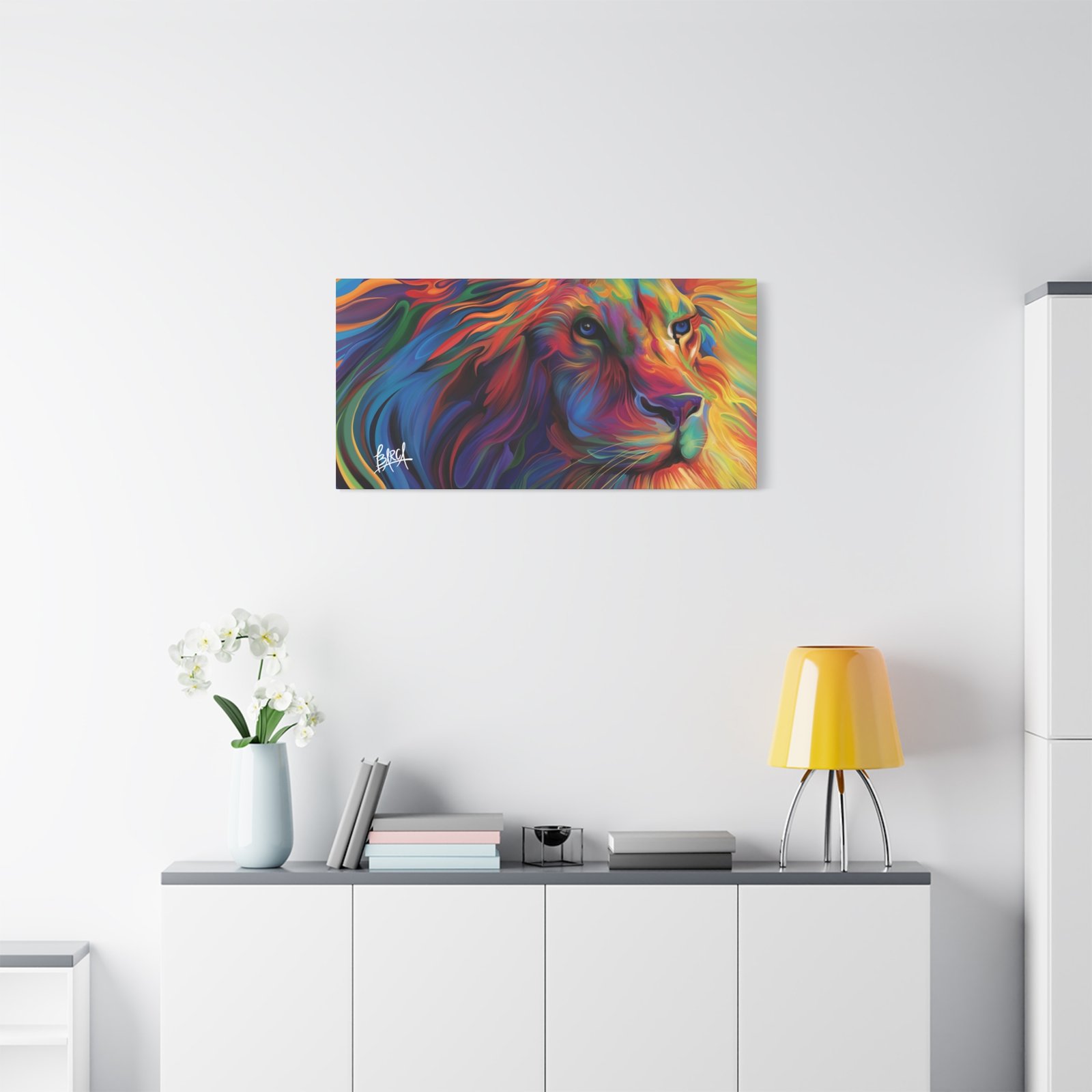 Animal Art Canvas - Vibrant Lion Canvas Art, Colorful Wall Decor, Animal Lover Gift, Bold Home Decoration, African Wildlife Art, Unique Art Piece - Image 59
