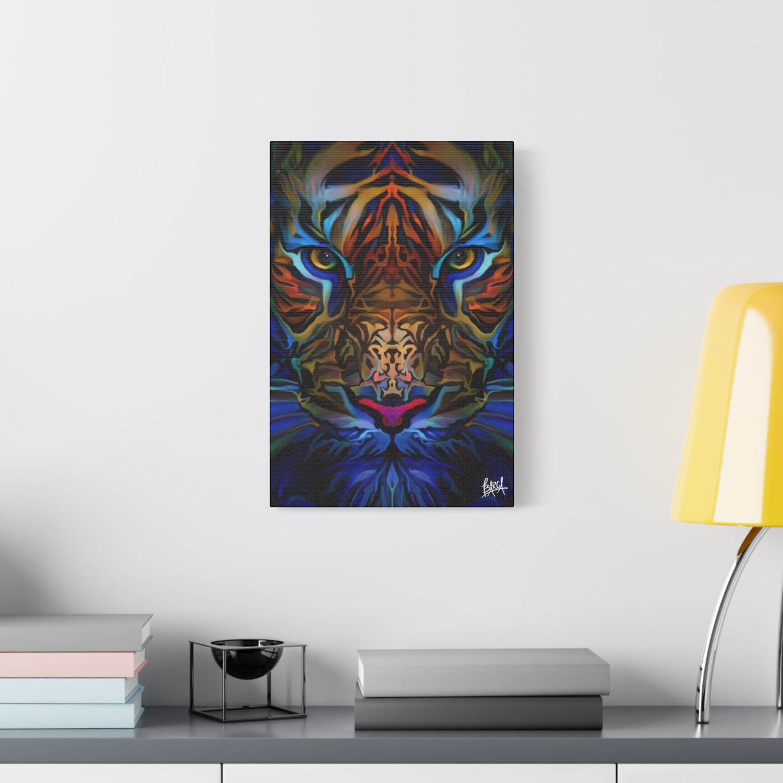 Animal Art Canvas - Portrait Vibrant Tiger Canvas Wall Art, Colorful Animal Decor, Modern Home Aesthetic, Gift for Art Lovers, Unique Wildlife Artwork - Image 19