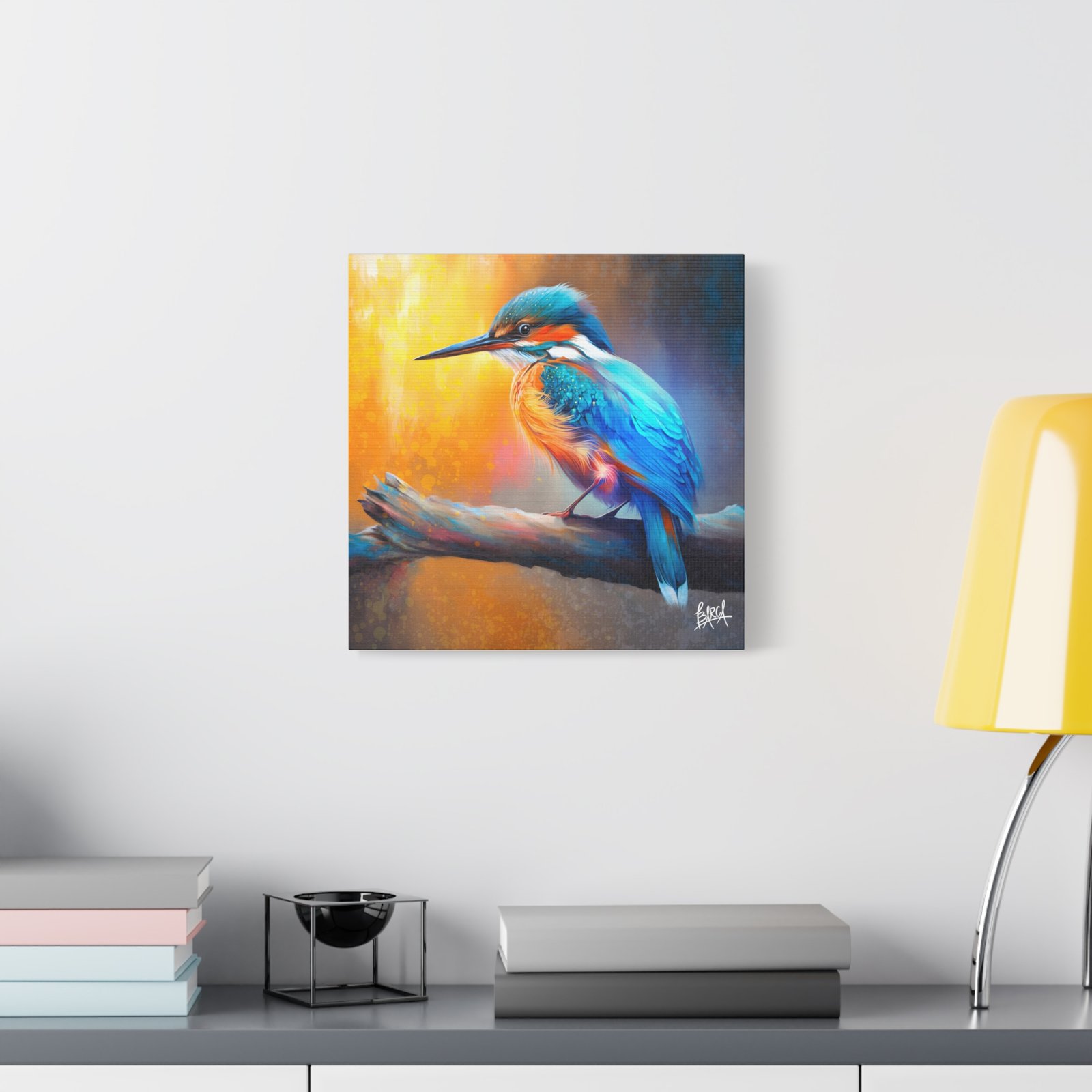 Animal Art Canvas - Colorful Bird Canvas Art, Stretched Wall Decor, Nature Lover Gift, Home Decoration, Bird Painting for Birdwatchers, Wildlife Art - Image 15