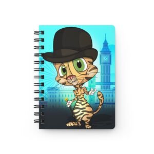 Cat-Tastic Art - Charming Cat London Chap-themed Spiral Bound Journal, Cute Gift for Cat Lovers, Travel Notebook, Art Sketchbook, Creative Writing Journal, Fun [...]