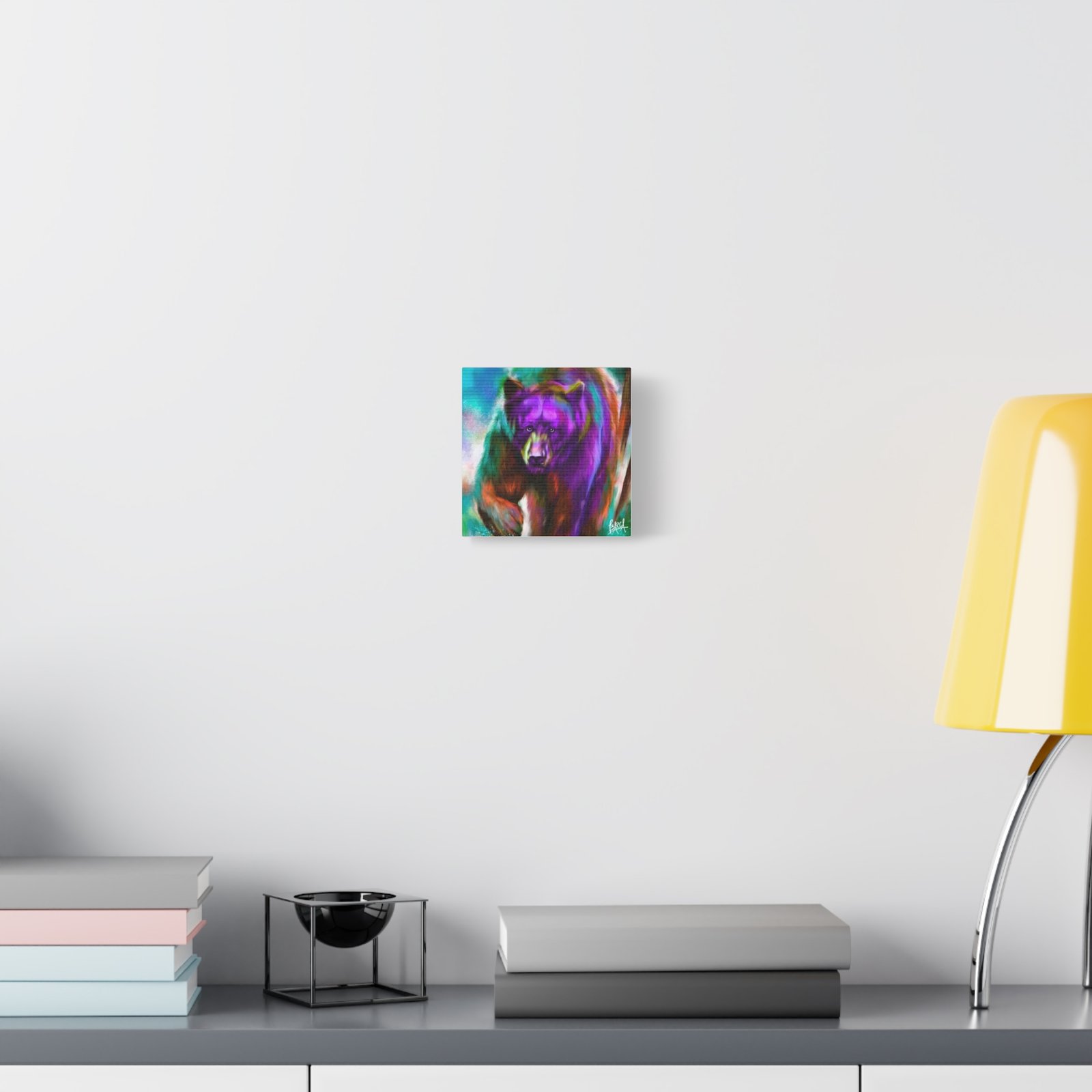Animal Art Canvas - Portrait Vibrant Bear Canvas Art, Colorful Wall Decor, Animal Lover Gift, Colorful Home Decor, Wildlife Artwork, Unique Art Piece - Image 67