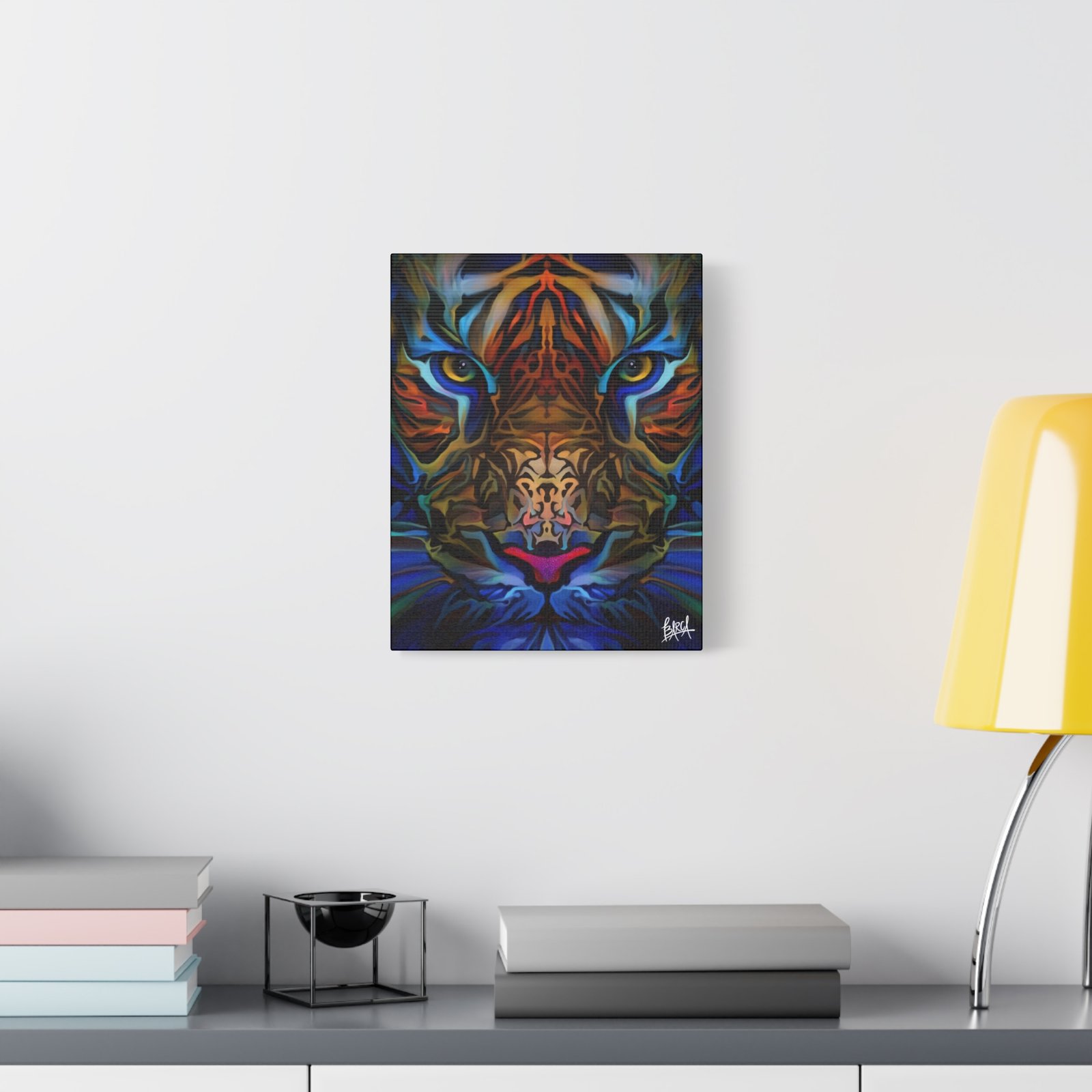 Animal Art Canvas - Portrait Vibrant Tiger Canvas Wall Art, Colorful Animal Decor, Modern Home Aesthetic, Gift for Art Lovers, Unique Wildlife Artwork - Image 11