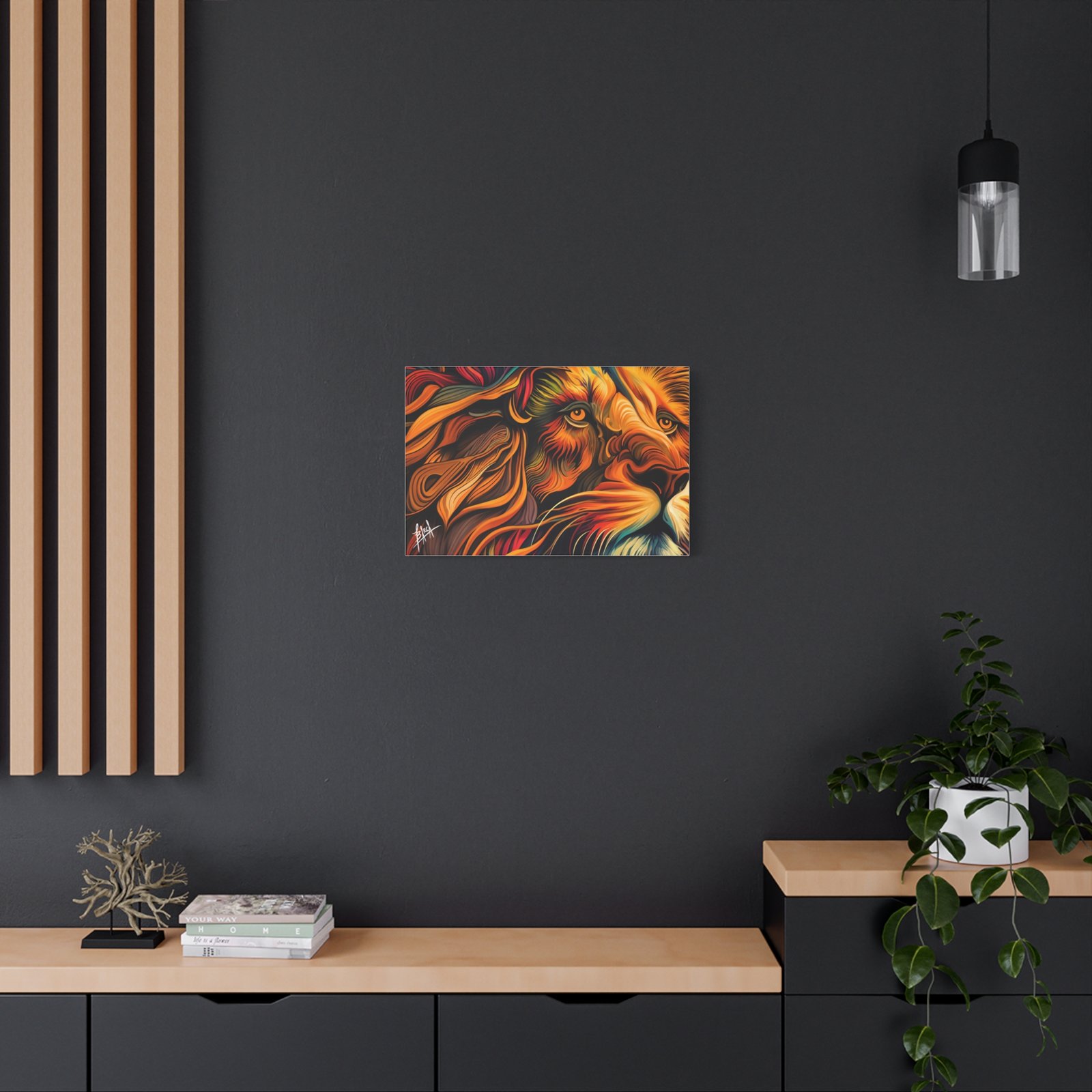 Animal Art Canvas - Vibrant Lion Canvas Art | Colorful Wall Decor, Animal Lover Gift, Living Room Accent, Nature Inspired Decoration, Unique Home Art - Image 28