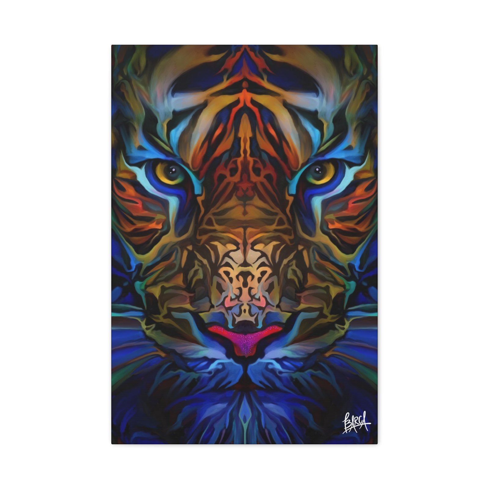 Animal Art Canvas - Portrait Vibrant Tiger Canvas Wall Art, Colorful Animal Decor, Modern Home Aesthetic, Gift for Art Lovers, Unique Wildlife Artwork - Image 37