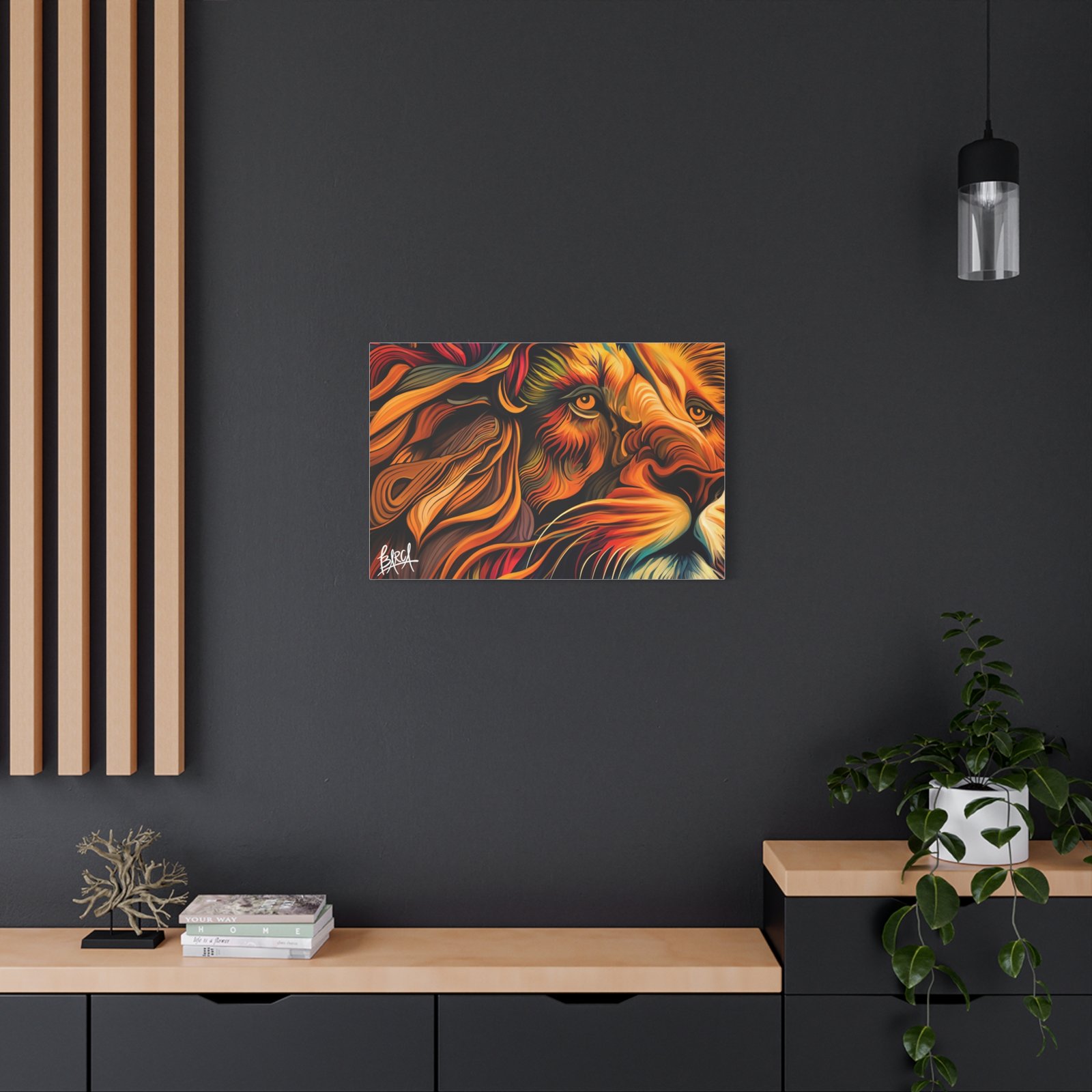 Animal Art Canvas - Colorful Lion Canvas Art, Wall Decor, Animal Portrait, Vibrant Home Decor, Wildlife Art, Gift for Animal Lovers, Modern Art Piece - Image 36