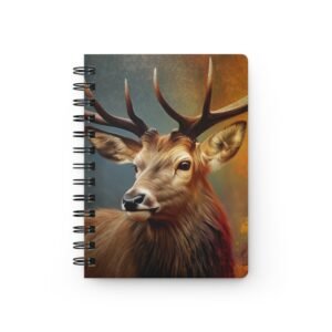 Animal Art Deer - Nature-Inspired Deer Painting Spiral Bound Journal: For Journaling, Writing, Gifts, Art Planning, and Nature Lovers