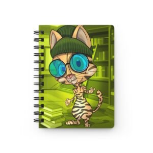 Cat-Tastic Art - Spiral Bound Journal Featuring Quirky Hipster Cat Art, Cute Notebook for Cat Lovers, Ideal Gift for Writers and Students, Perfect for School & [...]