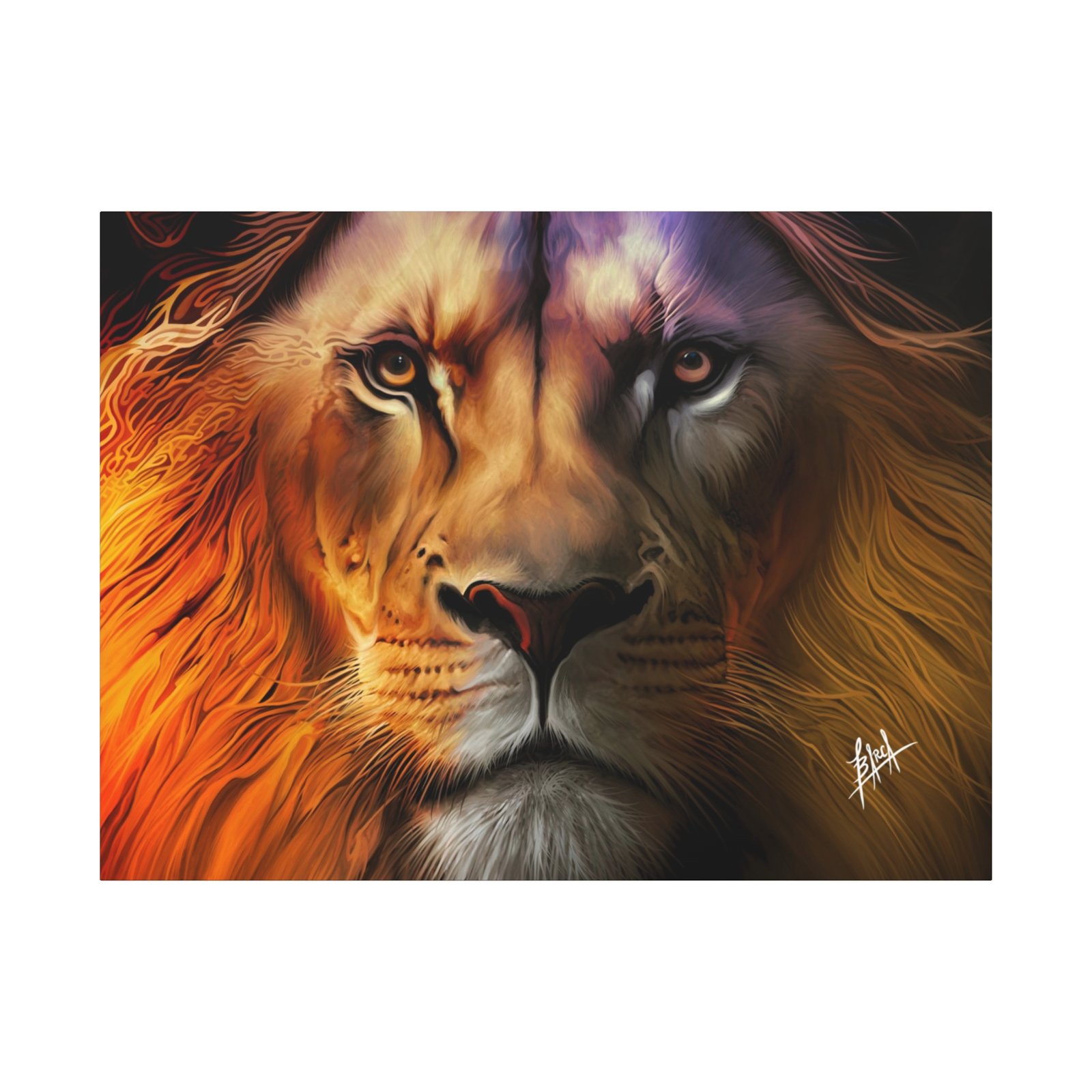 Animal Art Canvas - Majestic Lion Canvas Wall Art, Perfect for Animal Lovers, Home Decor, Gift for Nature Enthusiasts, Living Room Artwork, Bold Lion Portrait - Image 61