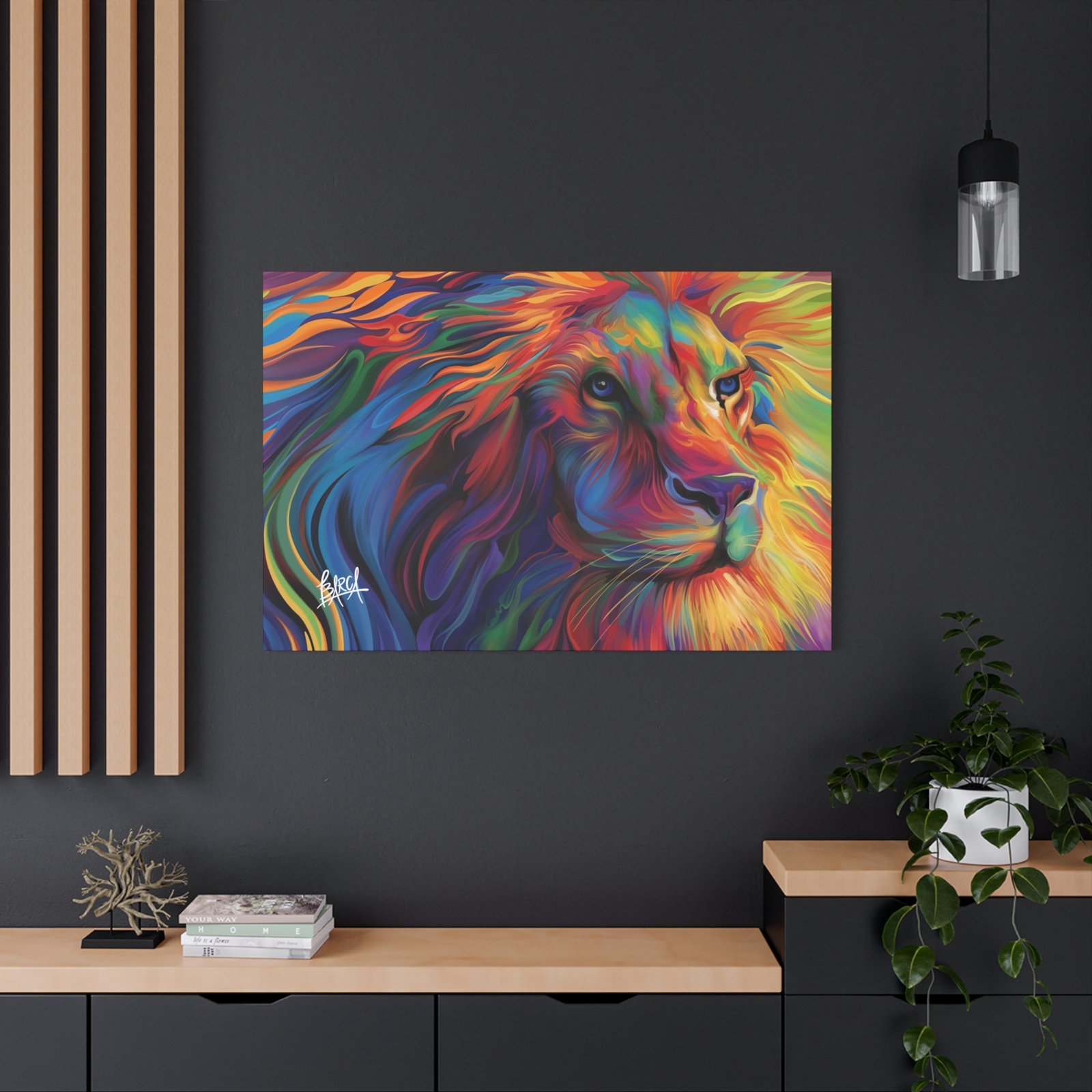Animal Art Canvas - Vibrant Lion Canvas Art, Colorful Wall Decor, Animal Lover Gift, Bold Home Decoration, African Wildlife Art, Unique Art Piece - Image 72